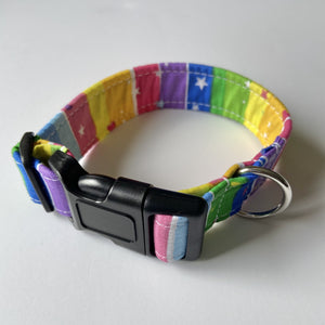 Dog Collar  - Rainbow Pride
