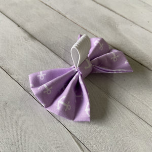 Pet Bowtie - Nautical Lilac
