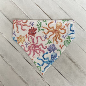 Pet Bandana - Octopus Flannel