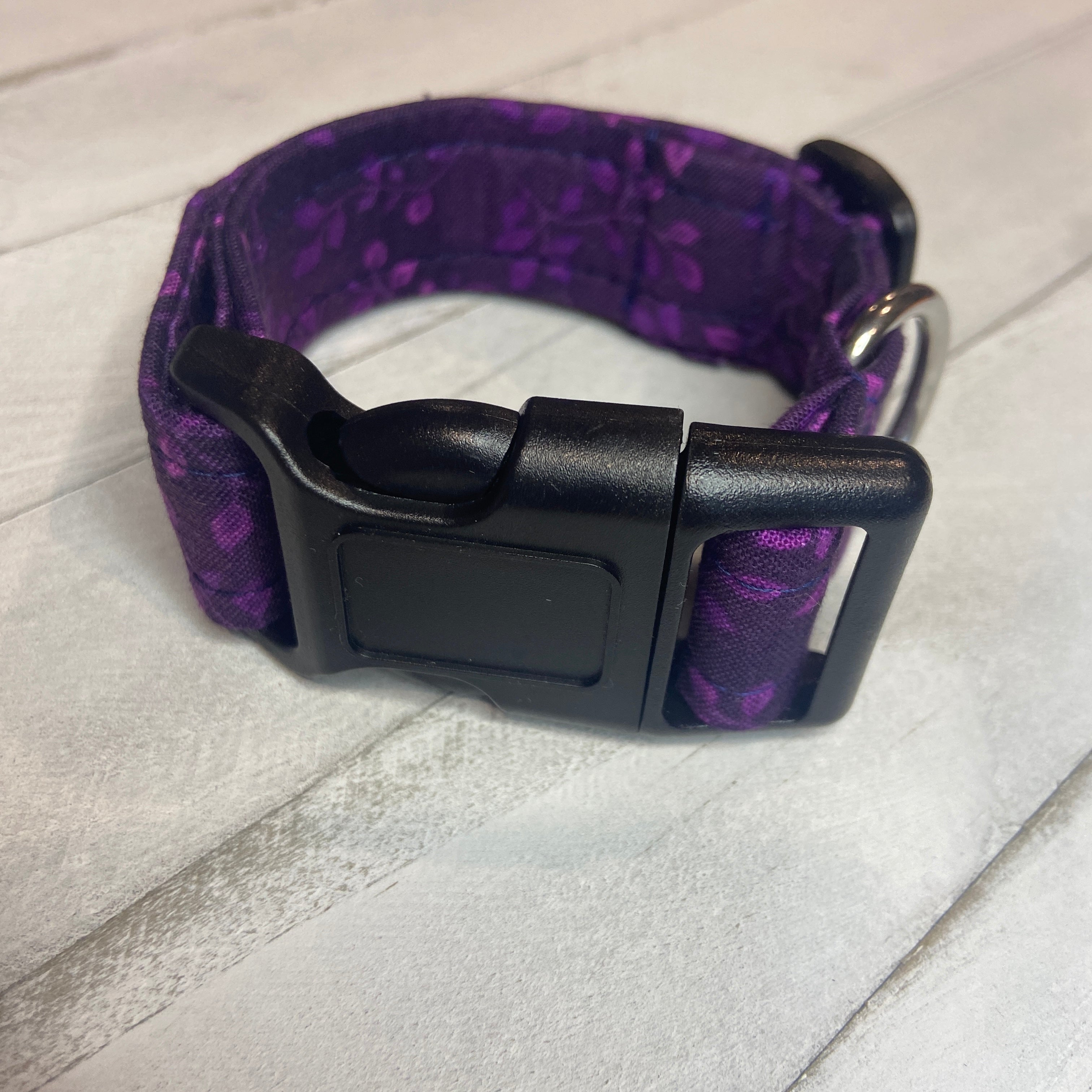 Dog Collar - Purple Floral