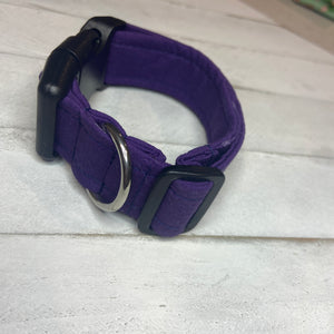 Dog Collar - Solid Purple